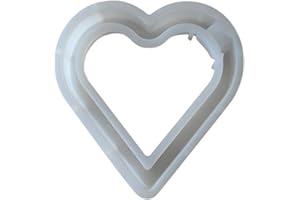 GeRRiT Reagenzglas-Form, Harzformen, Silikon-Reagenzglas, gewölbtes Herz, Hydrokultur-Pflanzenform, DIY-Reagenzglas, Vase, Silikonform, Gipsform (Liebe Form)