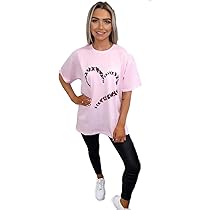 Pimelu Womens Shirts Plus Size Tops For Women Summer Casual Solid Round