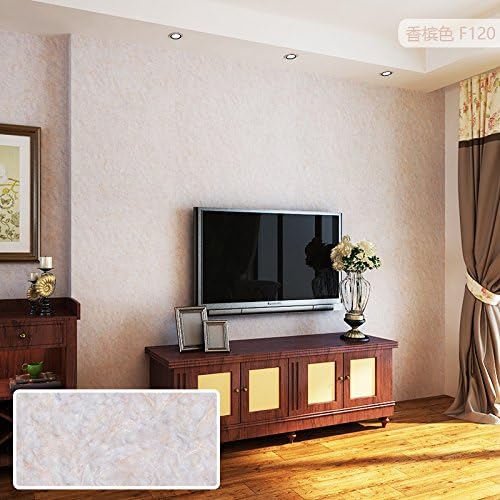 JJTLZY 1000G Wall Clothing Fiber Coating Waterproof Background Wall Bedroom Living Room Wallpaper Self-Brush,Champagne Powder