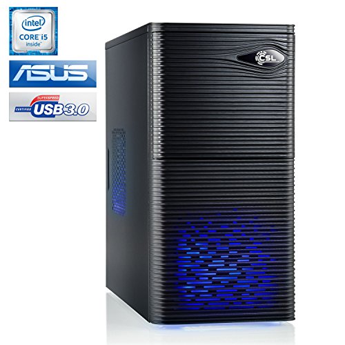 PC CSL Speed 4612 (Core i5) – Intel Core i5-7500 4x 3400MHz, 8GB DDR4 RAM, 1000GB HDD, Intel HD 630, DVD, USB 3.1 - 2