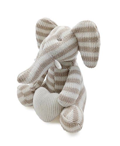 Kiyi-Gift Bebé Juguete | Adorable Juguete de Peluche de Elefante con Corazón | Algodón Orgánico Suave para bebé