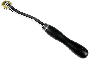 ONOGAL Herramienta Ruleta Rulina Marcador Puntadas para Cuero y Tela 4 mm Puntada 4565