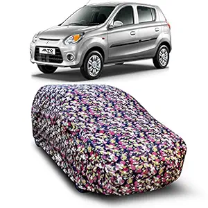 ROYALS CHOICE Water Resistant Car Cover for Maruti Suzuki Alto 800 (Military Color Without Mirror Pocket)
