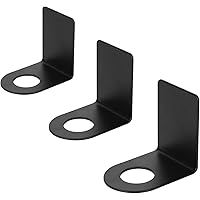 Porte Distributeur Savon Mural Noir 3 Pieces, Ouverture de 27 mm Support, Accessoire Salle de Bain INOX, Inoxydable Porte-Sha