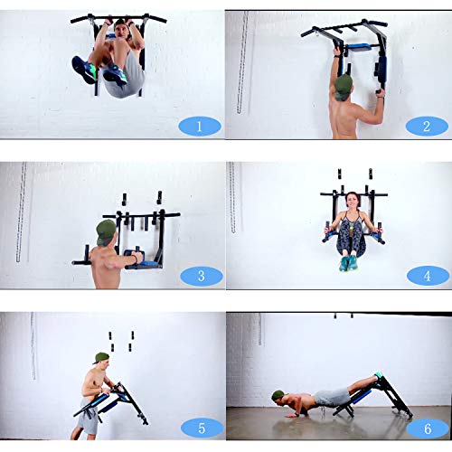 Sotech Barre de Traction, 2 en 1 Chaise Romaine Mural pour TRX, Sac de Boxe, élingues Poignées Antidérapantes, Exercices Pull-ups Matériel de Fixation Inclus Max. 200 KG Sotech Barre de Traction, 2 en 1 Chaise Romaine Mural pour TRX, Sac de Boxe, élingues Poignées Antidérapantes, Exercices Pull-ups Matériel de Fixation Inclus Max. 200 KG