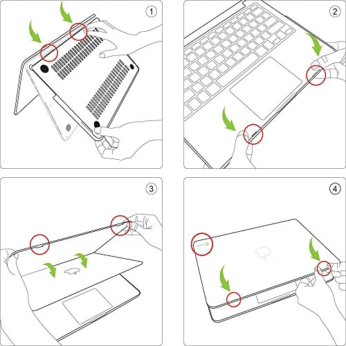 Fintie MacBook Pro 13  Non-Retina  H  lle - Ultrad  nne Hochwertige Matt Gummierte Hartschale Tasche Schutzh  lle Snap Case f  r Apple MacBook Pro 13 