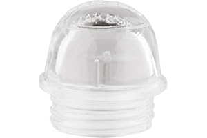 B4U Oven Bulb Glass Cover, Fits Many Ovens Such as Bosch, Baumatic, Smeg, Belling, Cannon, Caple, Cuisina, Creda, Homark, Hotpoint, Indesit, Siemens and More, Thread Diameter 33mm, Overall Height 40mm