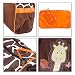 Prochive Mummy Handbag Baby Diaper Nappy Changing Bag Multifunctional Diaper Bag Giraffe Brown (Orange)