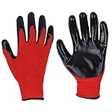 2 paires de petits hamsters en caoutchouc à prix abordable, etc. gants de gant anti-morsures rouge u0026 noir Pratique et utile