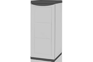 Trioplast Mobile Portabombole in Resina Grigio con Rifiniture Nere per Esterni Campeggio Camping scampagnata PIC nic Pratico e Funzionale Dimensioni L 39 x P 45 x H 93