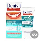Dimensioni: 8 x 20 x 12 cm Set 6 DENIVIT Pasta de dientes Fumadores Resistente a las manchas 50 ml - Dent?fricos
