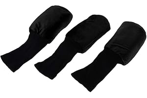 SM SUNNIMIX Set of 3 Golf Club Head Covers 1, 3, 5 Driver cover Replacement Fits 460cc Drivers - 2 Colors to Choose