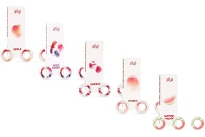 air up® Flavour Pod Set – 5 Flavours: 3x Peach, 3x Wild Berry, 3x Cherry, 3x Apple, 3x Watermelon (15 Pods) – Flavours up to 75L of Water – For original air up® water bottle