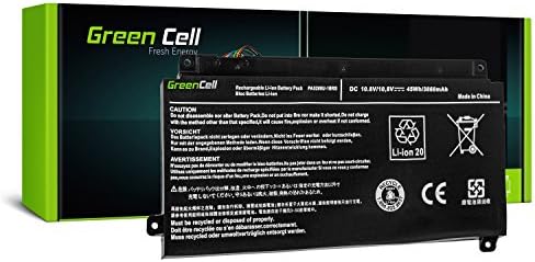 Green Cell® Laptop Battery for Toshiba ChromeBook 2 CB30-B CB30-B-103 CB30-B-104 Satellite Fusion 15 L55W L55W-C L55W-C5150 L55W-C5153 (3860mAh 10.8V Black)