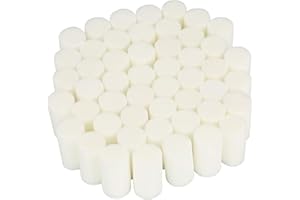 ODORKLE 50pcs Bomba Prefiltro Reemplazo Pcp Compresor Filtro de Algodón Separador de Agua Y Aceite Prefiltro Bomba Prefiltro Esponja para Compresor de Aire de Alta Presión Eléctrico Parte