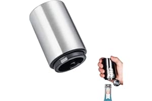 Geschenke Vatertag für Papa Männer, YUDANSI Bier Flaschenöffner, Schnell zu Automatischer Bottle Opener Edelstahl Bieröffner Magnetisch, Magnetisch Kronkorken Öffner, Bierliebhaber Küche Bar Party
