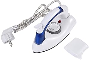 YUMILI Bügeleisen, Faltbare Mini Dampfbügeleisen, tragbares kompaktes Handdampf-Reisebügeleisen mit Temperaturregelung für Näharbeiten