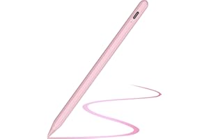 TQQ Stylet pour Apple iPad 2018-2024, Puce Pro Précision au Pixel Près, Sensibilité à l'Inclinaison & Adsorption Magnétique, Pencil pour iPad 10/9/8/7/6, Pro 11"/12,9"/13" M4, Air 3/4/5/M2, Mini 5/6