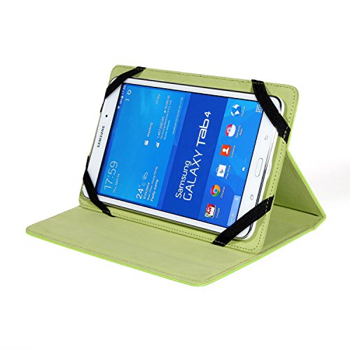 Universal Slim Tasche für Tablet Modelle 7, 8, 9 oder 10 Zoll Größe Schutz Case Hülle Cover (7 / 8 Zoll, Grün) - 2