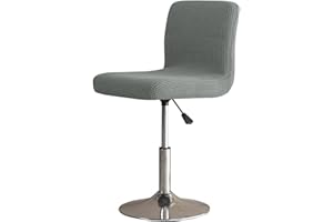 RTSFKFS Swivel Bar Stool Covers with Backs,Stretch Bar Stool Covers set of 2 4 6 8 pack Bar Height Dining Chair Covers,Barstool Chair Covers for Home Kitchen Dining Room Pub Counter ( Color : #3 , Size : 4pcs