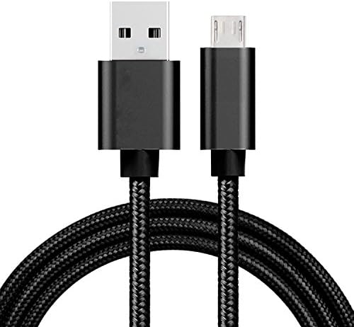 Micro USB 2.0 Cable MUNSTER V8 Nylon Braided Android Charger Cable 1M for Android Smartphones Samgung Galaxy Nexus HTC Sony Nokia Motorola LG Blackberry HP Xiaomi Kindle PS4 Controller Black