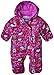 Columbia Babies Snuggly Bunny Bunting All-in-One Suit - Bright Plum Animal Print, Size 6/12