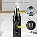 Ear Nose Trimmer, BESTOPE Electric Ear and Nose Hair Clipper with Water Resistant Stainless Steel Rotation Blade for Men and Women Hair Groomer, Power Indictor Light, Battery-Operated