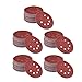 Produktbild 100 Random Orbital Körnung Schleifpapier, AOLVO 12,7 cm geregelter Staubfreie Klett Schleifscheibe rot 40/60/80/100/120/150/180/240/320/400