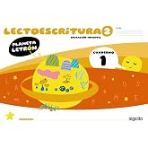 Planeta Letr&oacute;n. Lectoescritura. Nivel 2. Cuaderno 1. Pauta