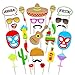 Produktbild DMMASH Party Papercard Cartoon Photo Booth Props Kit Auf Einem Stick Mexiko Karneval Party Maske Foto Shooting Requisiten 26 Stücke