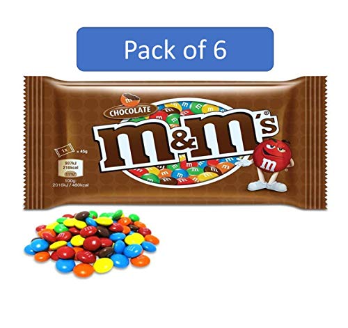 M&M's Milk Chocolate Candies (45g) Pack of 6