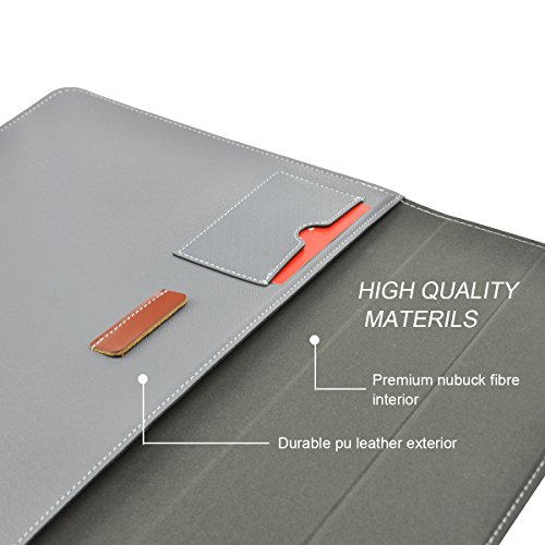 Morecoo Macbook Air & Pro 13.3″ Tasche, macbook 12 Retina, Apple Macbook 13 Schutzhülle, Eine Hohe Qualität Hülle für Macbook Retina 12.9 Zoll Laptop Hülle (13-13.3 Zoll, Grau) - 2