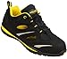 Produktbild Arbeitsschuhe Sicherheitsschuhe Sicherheitssandalen S1 P Schuhe RALLOX 009 Sandalen Herren Damen Schwarz Gelb vglb. Stahlkappe Gr. 38 39 40 41 42 43 44 45 46 47 Herren Damen (41 EU, schwarz)