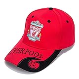 One Size DanielFelix Liverpool F.C. - Bestickt Authentic EPL Rot Verstellbar Baseball Cap
