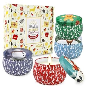 Yinuo Mirror Navidad Velas Aromaticas