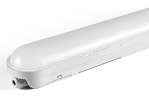 Tonffi Neon LED 120 CM Reglette LED 36W 4500LM 4000K Naturel Blanc Tube Lampe Connectable Luminaire Plafonnier Éclairage pour Garage, Bureau, Atelier, Sous Sol