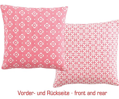 Overbeck and Friends - Kissenbezug Liv1 rot - 40 x 40 cm