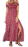 falda larga abertura lateral Vestido de estilo vintage con estampados de flores, abertura lateral que muestra las las líneas perfectas de sus hermosas piernas, fresco en verano, atractivo y sexy en todo momento
