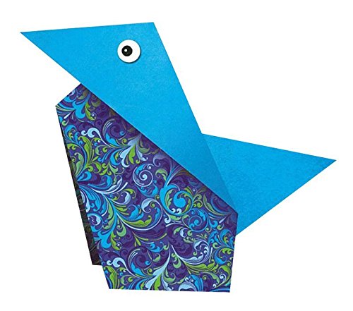 Ursus 22835199 – Designpapier Sapphire, 50 Blatt, 20 x 20 cm, beidseitig bedruckt - 3