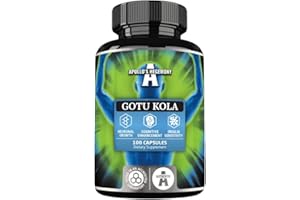 ‎APOLLO'S HEGEMONY Gotu Kola (Centella asiatica Extrakt) 400mg, enthält 20% Asiaticoside (80mg), 100 vegane Kapseln, 3 Monate Vorrat, verbessert die geistige Klarheit und körperliche Anpassung, von Apollo's Hegemony