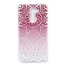 Produktbild LG G Stylo 2 LS775 hülle silikon,Lonchee Bunte Muster Weich TPU Handy Hülle Durchsichtig Transparent Etui Cover Case Protective Shell Soft Schutzhülle Telefon Kasten für LG G Stylo 2 LS775 – Red Totem