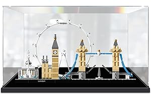 FYHCY Display Case For Lego 21034 Architecture Series London, Display Case Acrylic Showcase For Lego 21034 (Not Include Lego Model) 2MM