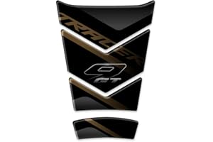 AZGRAPHISHOP 3D RESIN TANK BUMPER COMPATIBLE WITH YAMAHA Tracer 9 GT 2023 FM-1049 (Midnight Black)