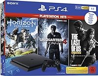 PlayStation 4 - Hits Bundle (1TB, schwar...