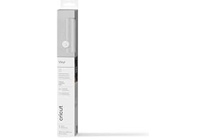 Cricut Permanent Adhesive Vinyl Sheet | 30.5 cm × 1.2 m | Shimmer Silver | Self-Adhesive Vinyl for All Cricut Cutting Machines