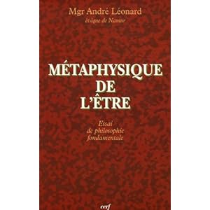 Métaphysique de l'Etre : Essai de philosophie fondamentale Livre en Ligne Métaphysique de l'Etre : Essai de philosophie fondamentale Livre en Ligne - Telecharger Ebook