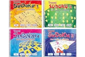 WF GRAHAM SUDOKU -TRAVEL BOOK - 4 LEVELS-