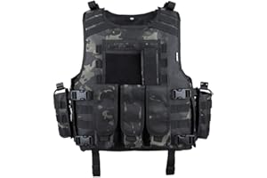 ACEXIER Molle Airsoft Weste Taktische Weste Platte Träger Swat Angeln Jagd Paintball Weste Militär Armee Rüstung Polizei Weste