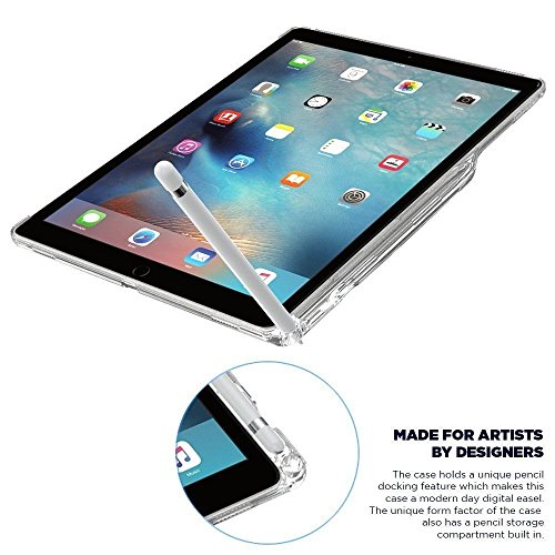 Poetic Lumos Flexibel Wiche Durchsichtig Ultra Dünn Schlagfest TPU Hülle für Apple iPad Pro 2 12,9 (2017) Durchsichtig Klar - 4