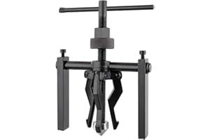 JNNJ Estrattore per Cuscinetti Interni, 3 Ganasce Estrattore Ingranaggi, Rimozione Dell'ingranaggio Attrezzi Utensile Manuale Kit, Acciaio al Cromo Vanadio Nero Manutenzione Meccanica Auto per Moto